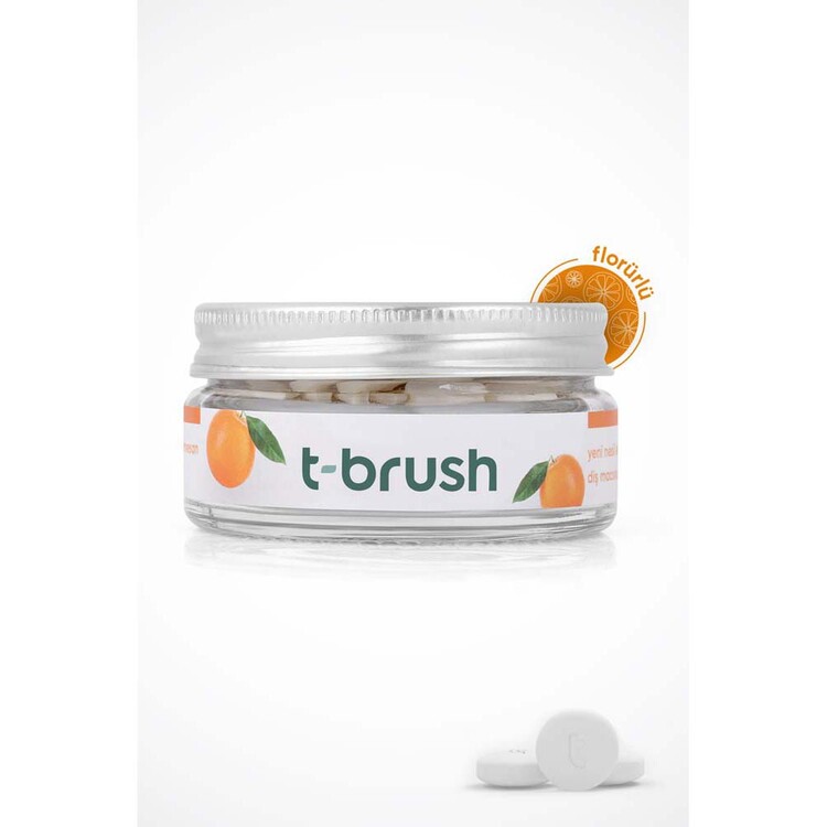 T-Brush - T-Brush Portakal Aromalı Florürlü Diş Macunu 90 Ta