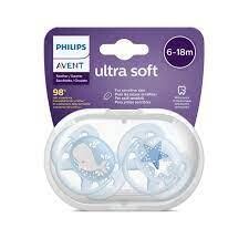 Philips Avent - Ultra Soft Emzik 6-18 Ay Erkek Yeni