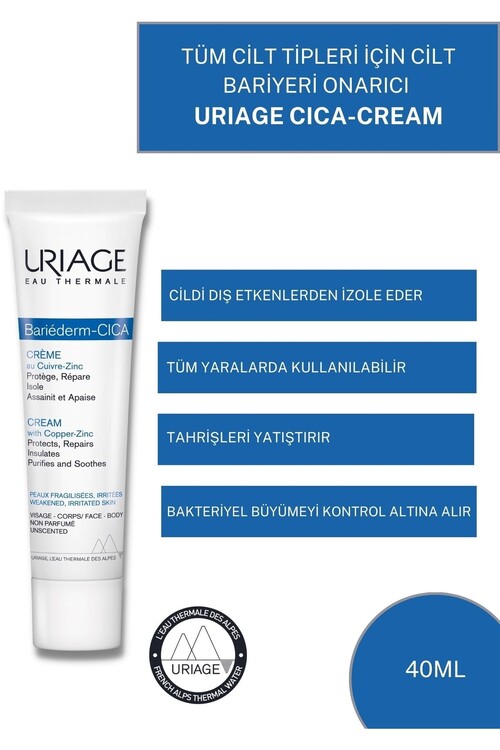 Uriage Bariederm Cica-cream Onarıcı Ve Yatıştırıcı