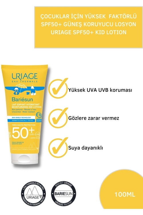 Uriage Bariesun Spf 50 Kids Lotion 100 ml Çocuklar