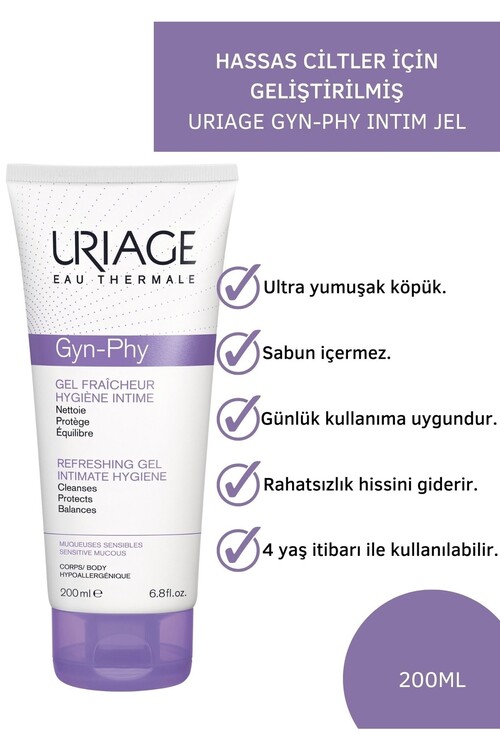 Uriage Gyn Phy Refreshing Gel Hassas Ciltlere Özgü