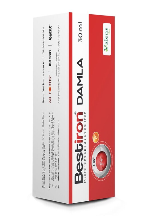 Valens - Valens Bestiron Takviye Edici Gıda Damla 30 ml