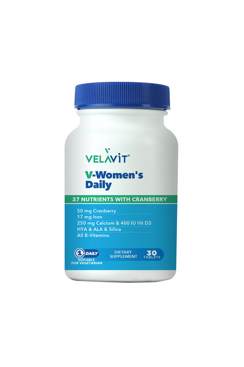Velavit - Velavit V-womens Daily Takviye Edici Gıda 30 Table