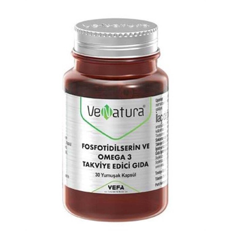 Venatura - VeNatura Fosfotidilserin ve Omega 3 Takviye Edici 