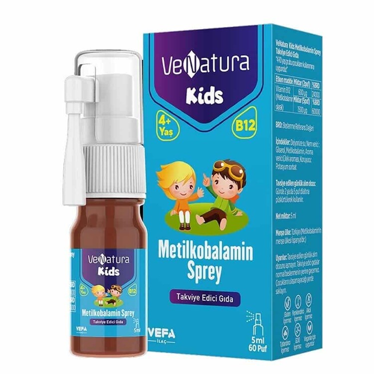 Venatura - VeNatura Kids Metilkobalamin Sprey Takviye Edici G