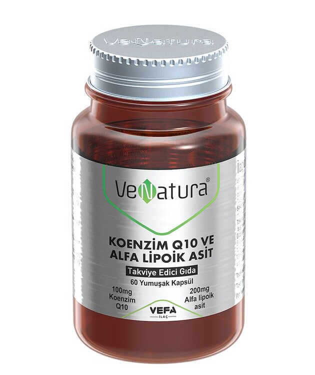 Venatura - VeNatura Koenzim Q10 ve Alfa Lipoik Asit 60 Yumuşa