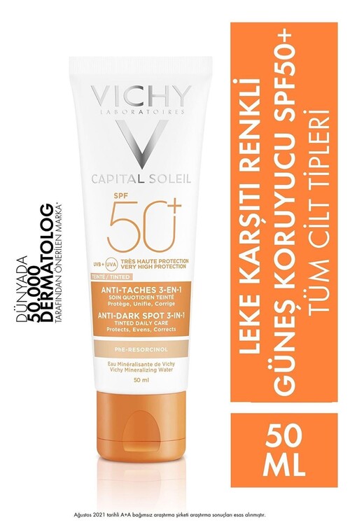 Vichy - Vichy Capital Soleil Spf 50+ Anti Dark Spots Leke 