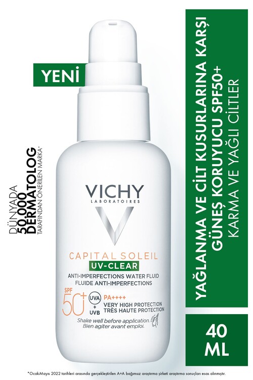 Vichy - Vichy Capital Soleil Uv Clear Spf50 40ml