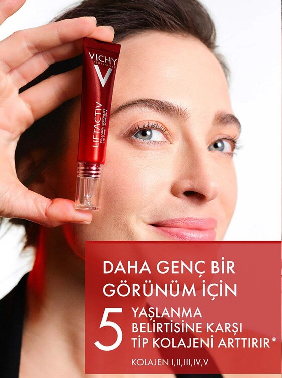 Vichy Collagen Specialist Kırışıklık Karşıtı Cilt ve Göz Bakım Seti (Dermaroller Hediyeli)