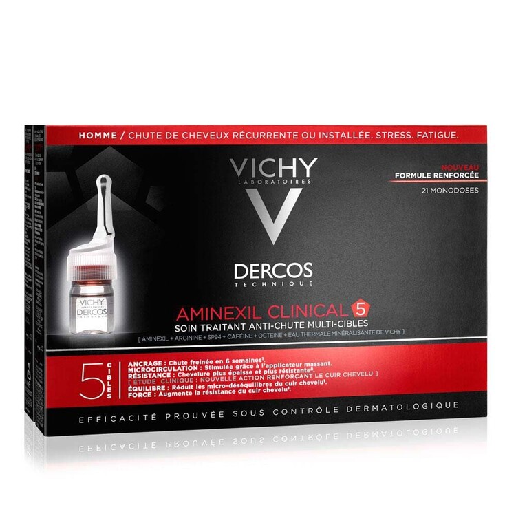 Vichy - Vichy Dercos Aminexil Clinical 5 Erkek 21 x 6 ml