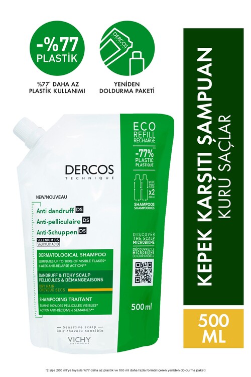 Vichy - Vichy Dercos Anti-dandruff Kepek Karşıtı 500ml