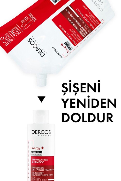 Vichy Dökülme Karşıtı Şampuan Yeniden Dolum Paketi(Masaj Tarağı Hediyeli)