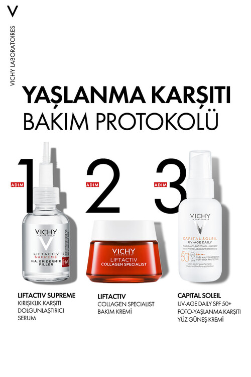 Vichy Liftactiv Yaşlanma Karşıtı Tanışma Seti - Çanta Hediyeli