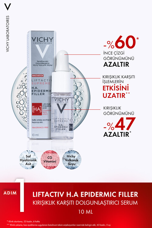 Vichy Liftactiv Yaşlanma Karşıtı Tanışma Seti - Çanta Hediyeli