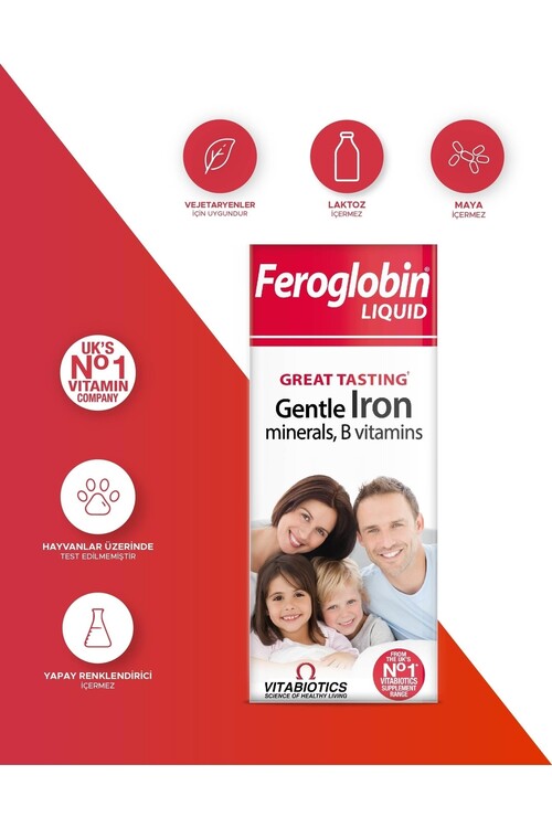 Vitabiotics Feroglobin Liquid 200ml