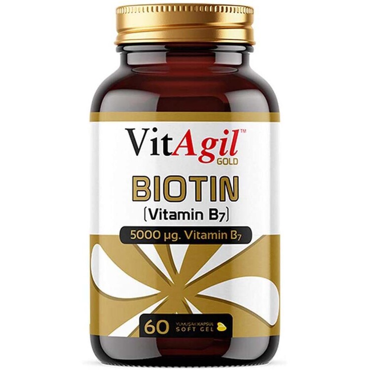 Allergo - Vitagil Gold Biotin 60 Yumuşak Kapsül