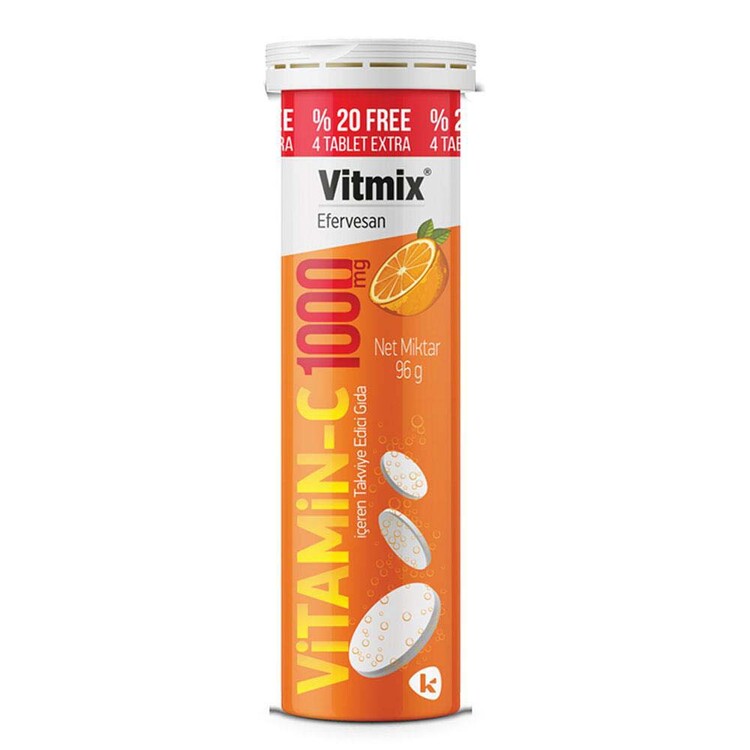 Koç İlaç - Vitmix Vitamin-C 1000 mg 24 Efervesan Tablet