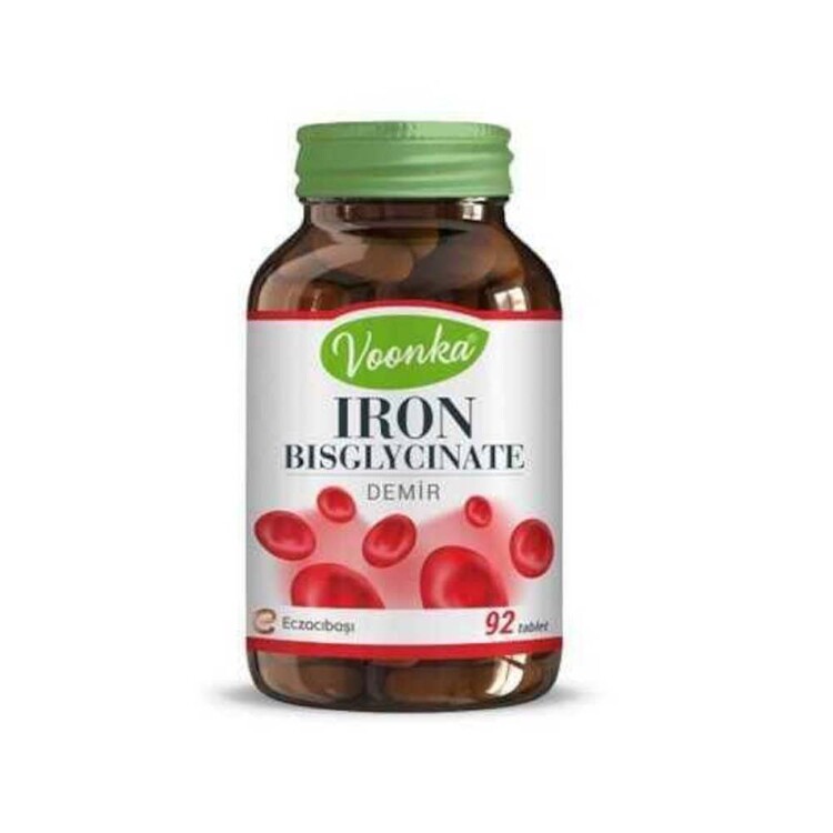 Voonka Iron Bisglycinate 92 Kapsül