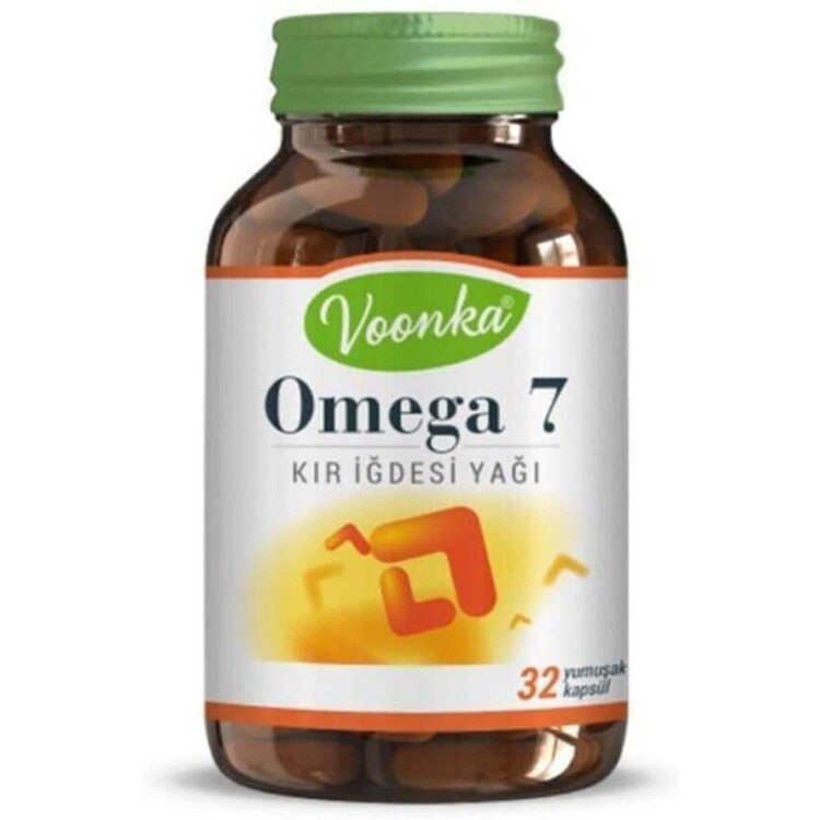 Voonka Omega 7 Kır İğdesi Yağı 500 mg 32 Yumuşak K