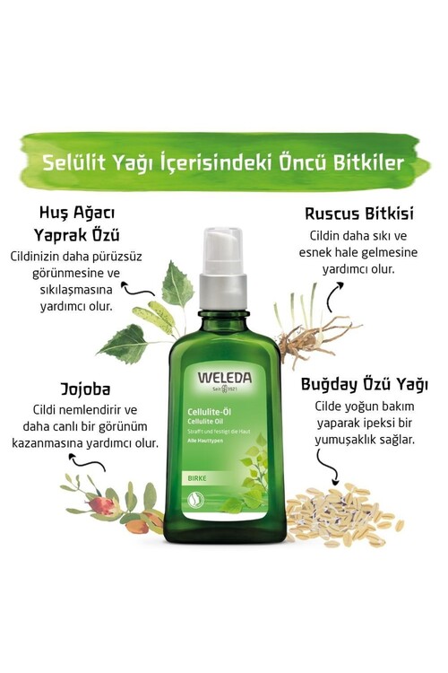 Weleda Birke Cellulite-oil Selülit Yağı 100ml