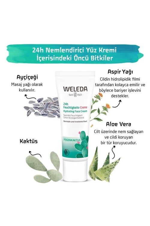 Weleda Cactus 24h Nemlendirici Yüz Kremi 30 Ml