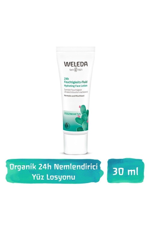 Weleda - Weleda Cactus 24h Organik Nemlendirici Losyon 30ml