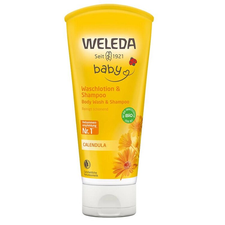 Weleda - Weleda Calendula Organik Saç ve Vücut Şampuanı 200