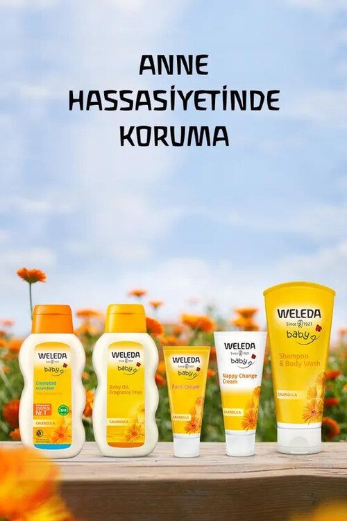 Weleda Calendula Organik Temizleyici Banyo kremi