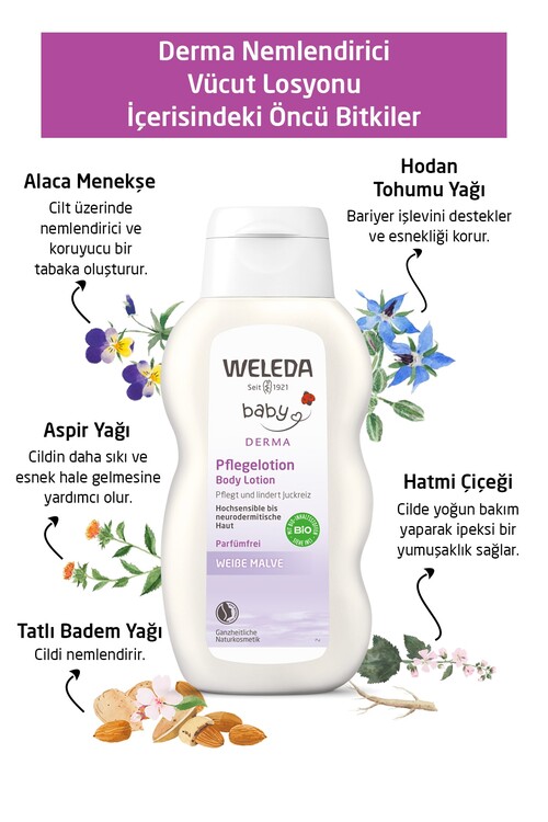 Weleda Derma Nemlendirici Vücut Losyonu 200ml