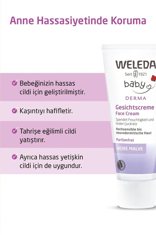 Weleda Derma Nemlendirici Yüz Kremi 50ml