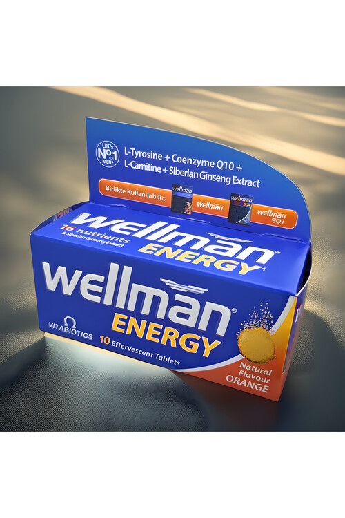Vitabiotics - Wellman Energy 10 Efervesan Tablet