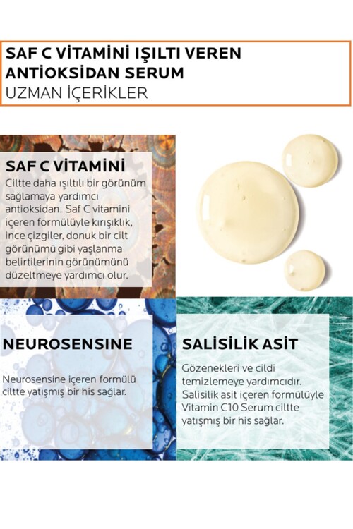 La Roche Posay Yağlı Ciltler Için C Vitamini Içeren Bakım Rutini