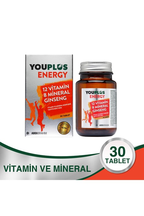 Youplus - Youplus Energy Vitamin ve Mineral Kompleksi 30 Tab