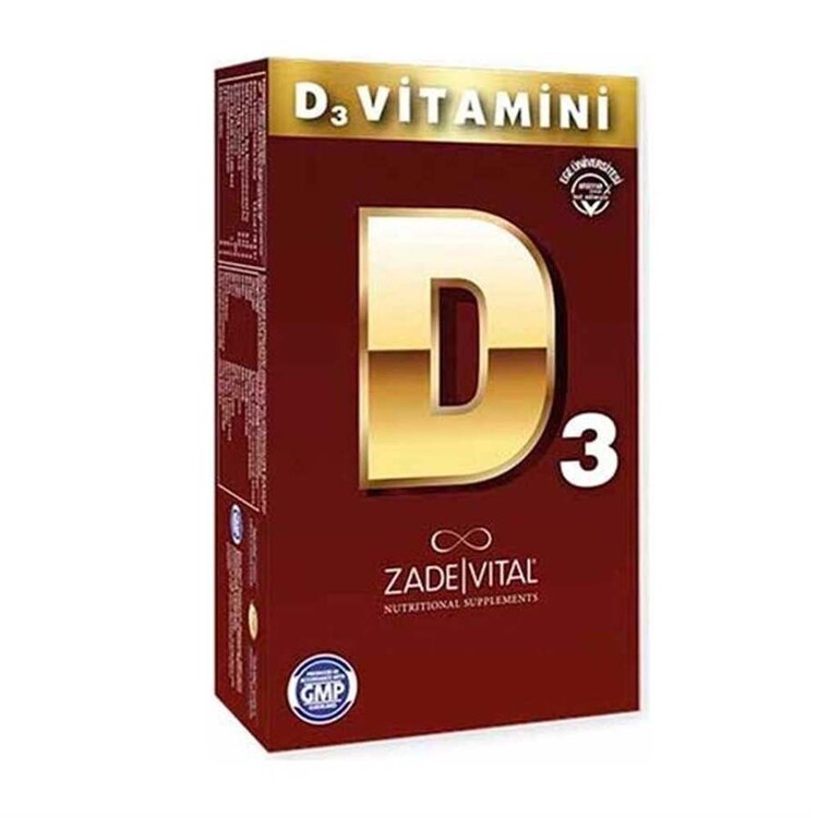 Zade Vital - Zade Vital D3 Vitamini 200 mg 30 Kapsül