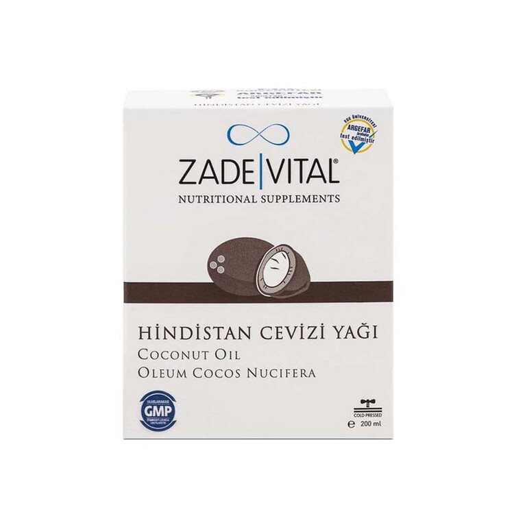 Zade Vital Hindistan Cevizi Yağı 200 ml